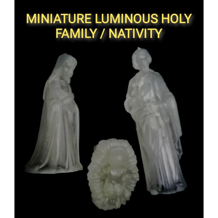 Miniature Luminous Holy Family / Nativity Set | Shopee Philippines