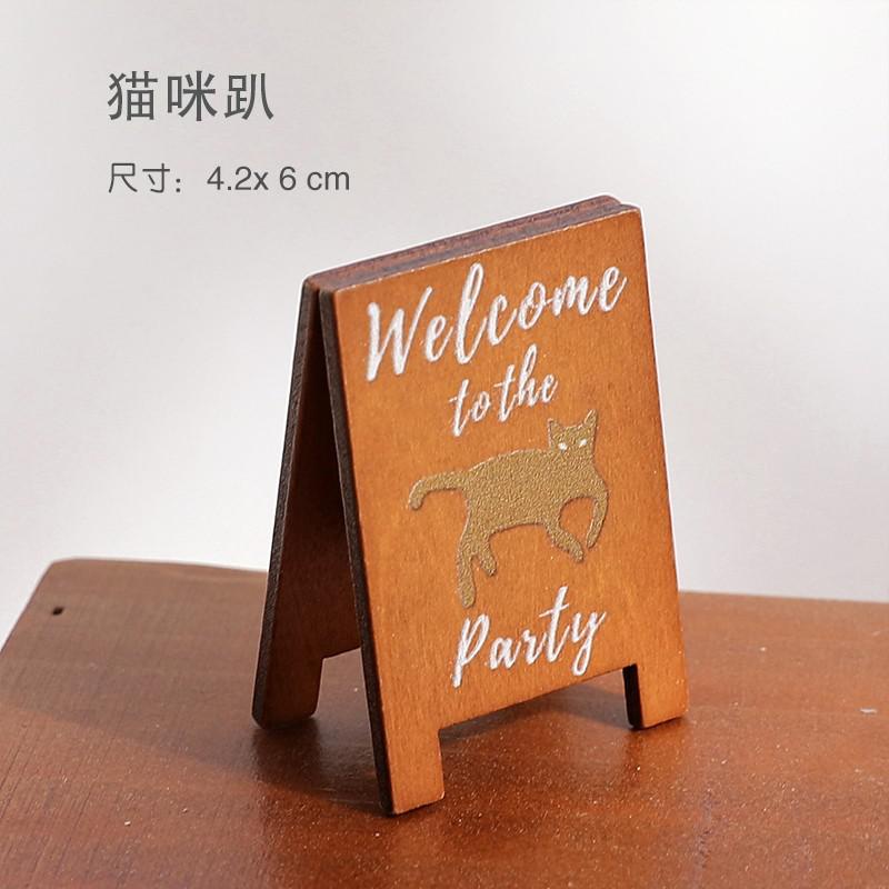 Wooden Base Card Holders Memo Holder Stand Card Photo Picture Note Clip