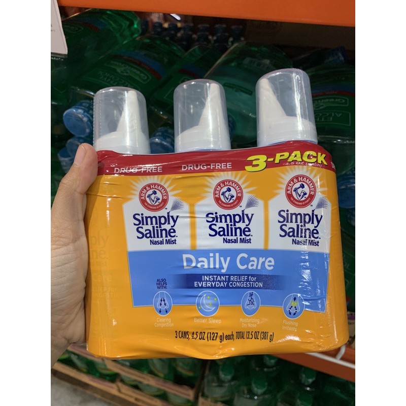 Arm & Hammer Saline Nasal Mist 3x 127g Shopee Philippines