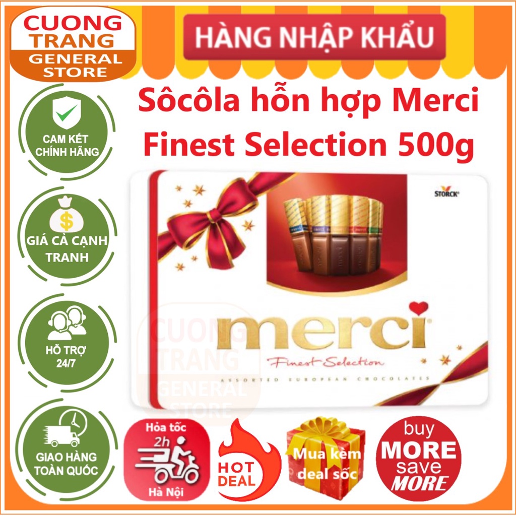 Merci Finest Selection mixed chocolate box 500g | Shopee Philippines