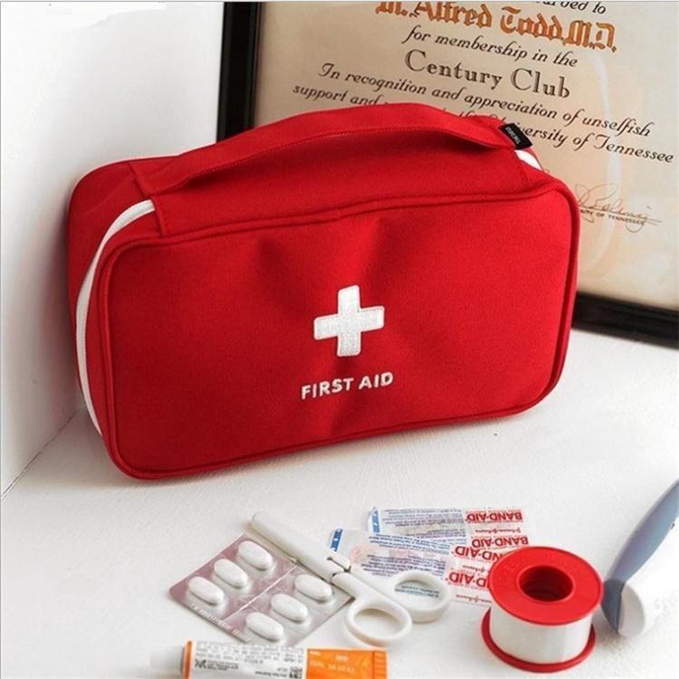Korean Version Portable Outdoor Travel First Aid kit Medicine Bag Home  Small Medical Box Emergency Survival Pill Case