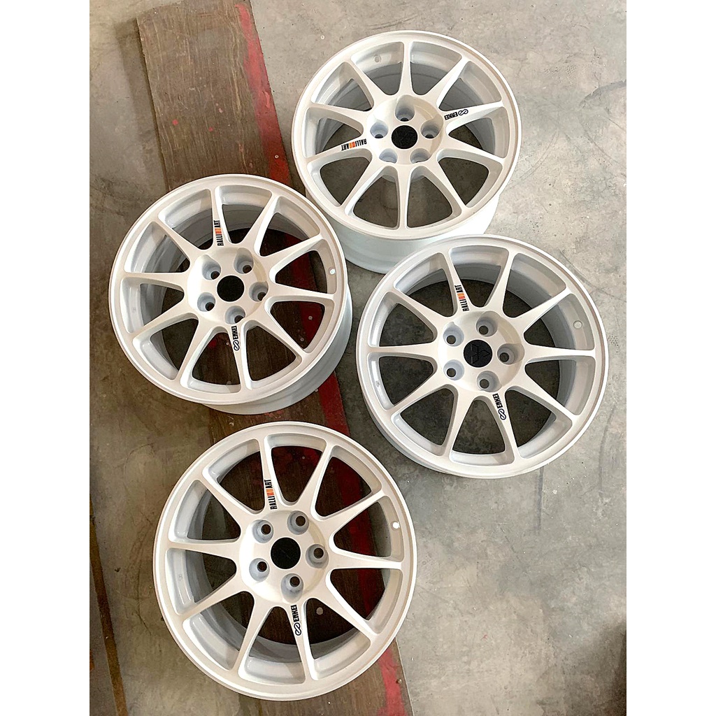 TME Ralliart Enkei - rim decal/sticker (Oracal, Germany) | Shopee ...