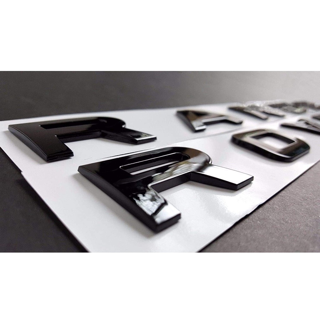 3D Letters ABS Front Hood Emblem Range Rover Hood Letters Stickers for