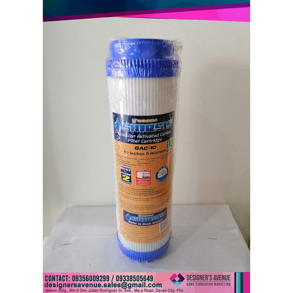 Wassernison Granular Activated Carbon Filter Cartridge Refill Shopee