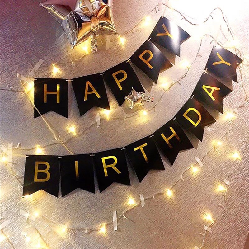 happy birthday letter banner plain （small size ）about 2 meters for ...