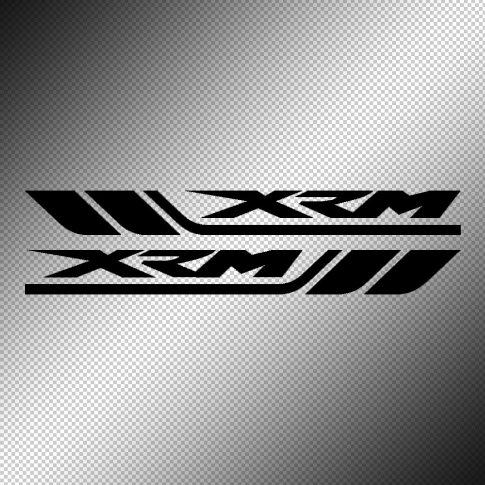 Stickers 2x Honda XRM Racing Stripes Decals Fairings Vinyl