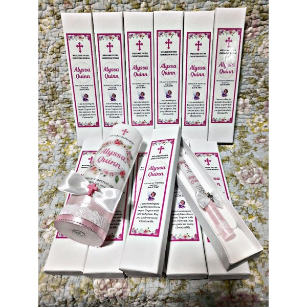 Baptism Candle with box Shopee Philippines