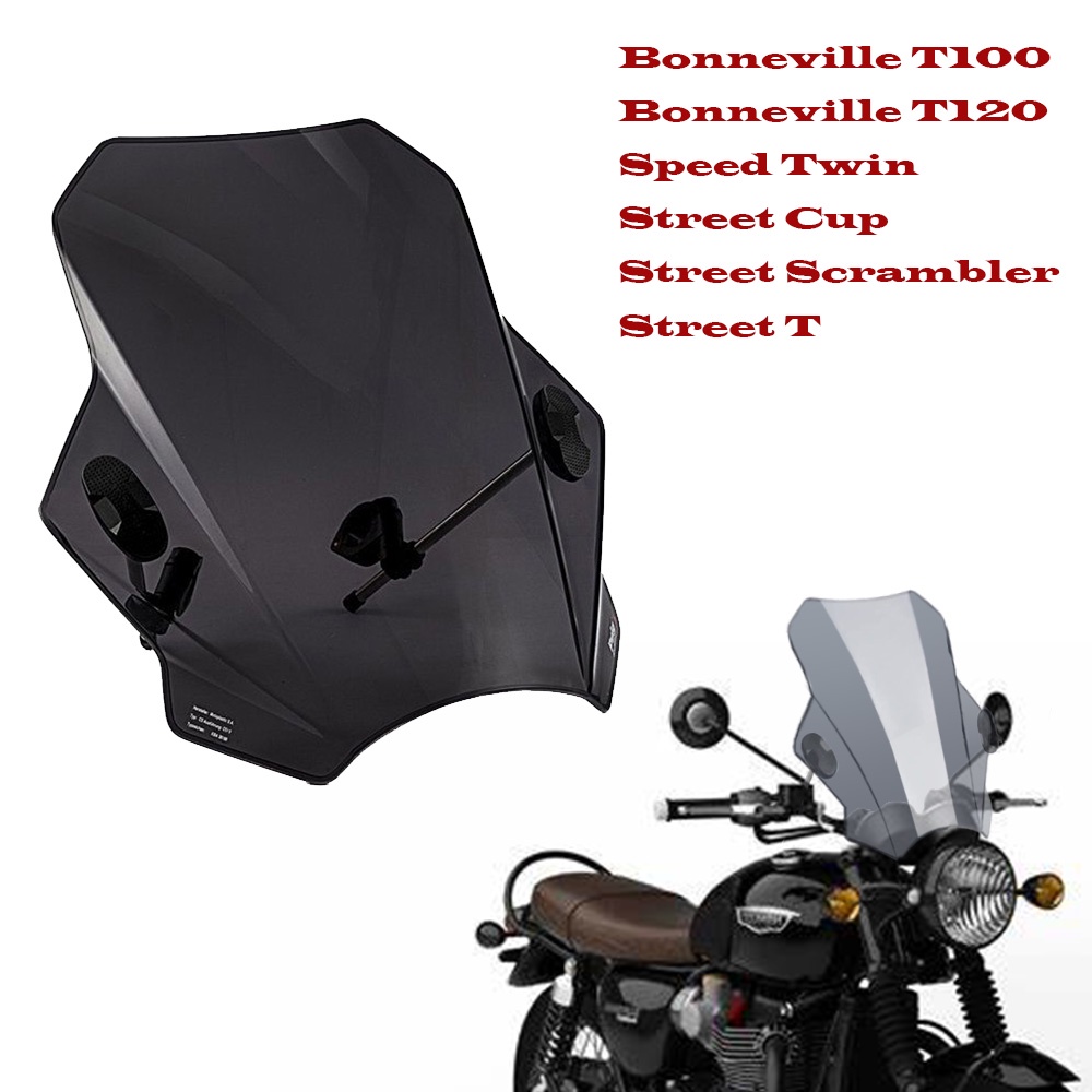 triumph bonneville t120 windshield