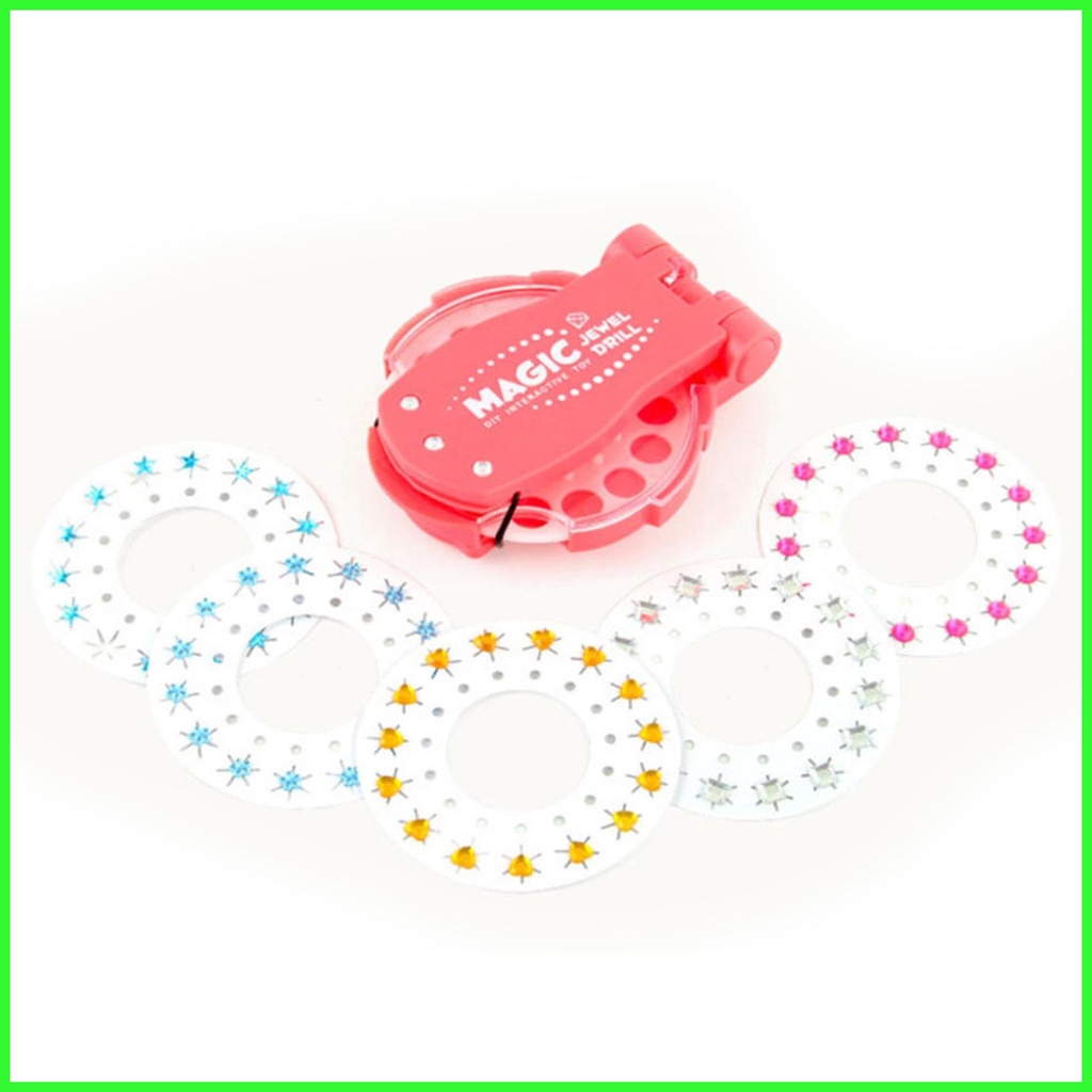 Girls Bedazzler Kit Hair Gem Stamper Fairy Hair Styling Tool Hair