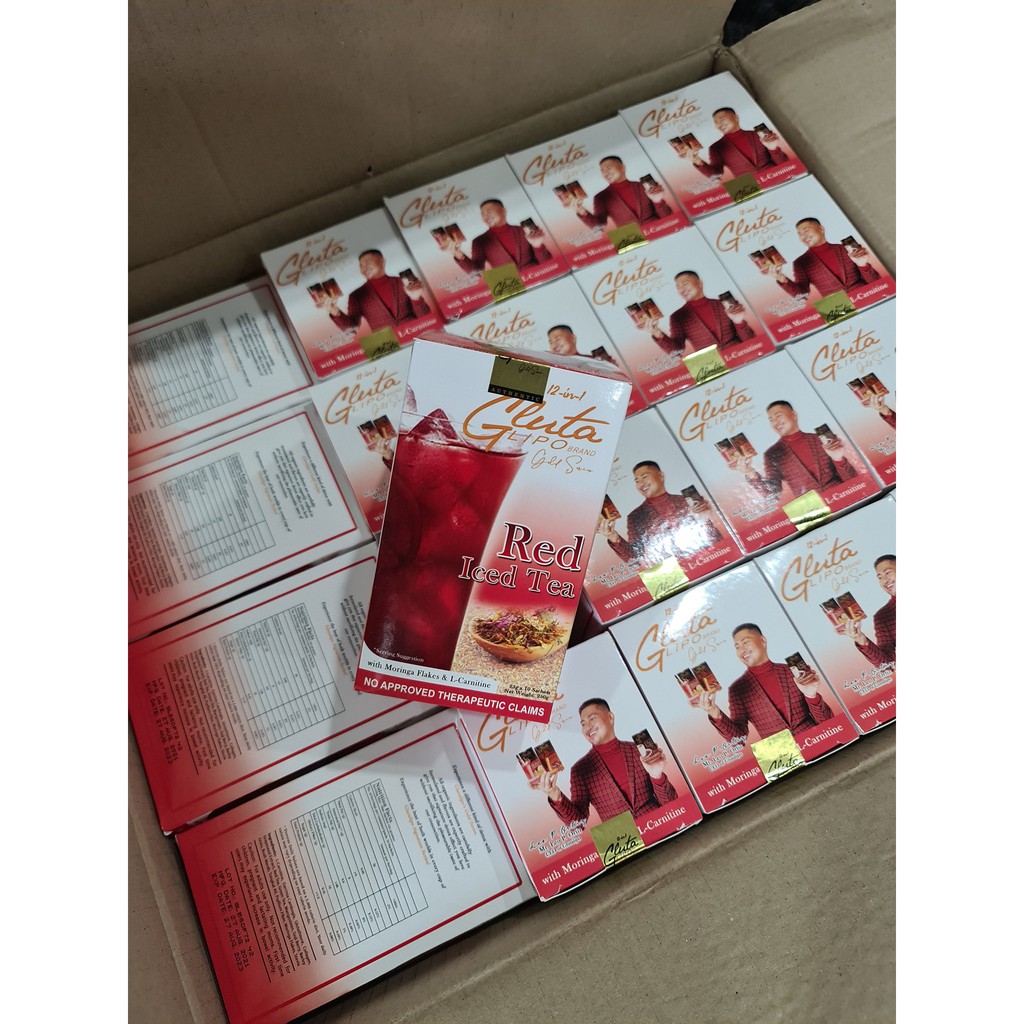 Gluta Lipo Red Iced Tea Shopee Philippines