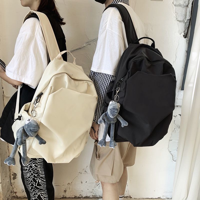 Ins Backpack With Cartoon Plush Doll High School College Student ...