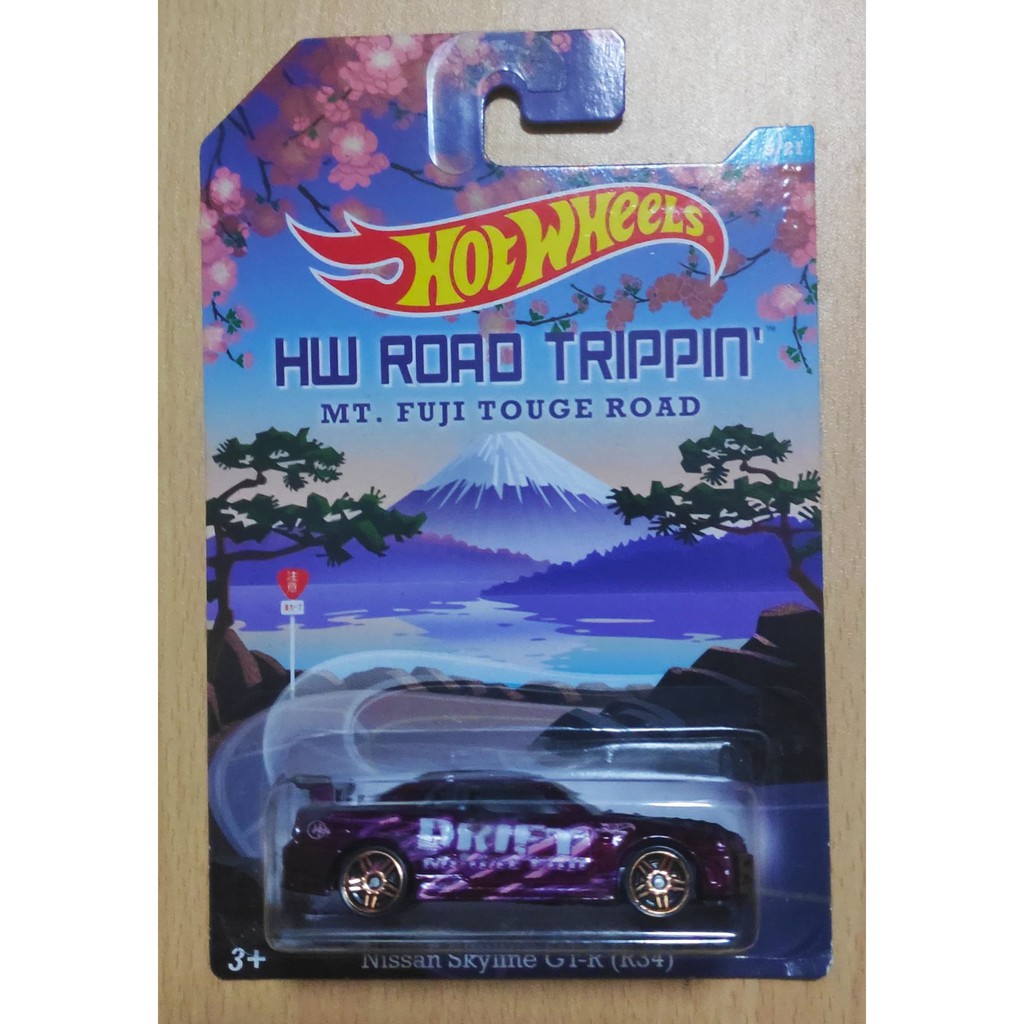 Hot Wheels Road Trippin Nissan Skyline GT-R R34 | Shopee Philippines