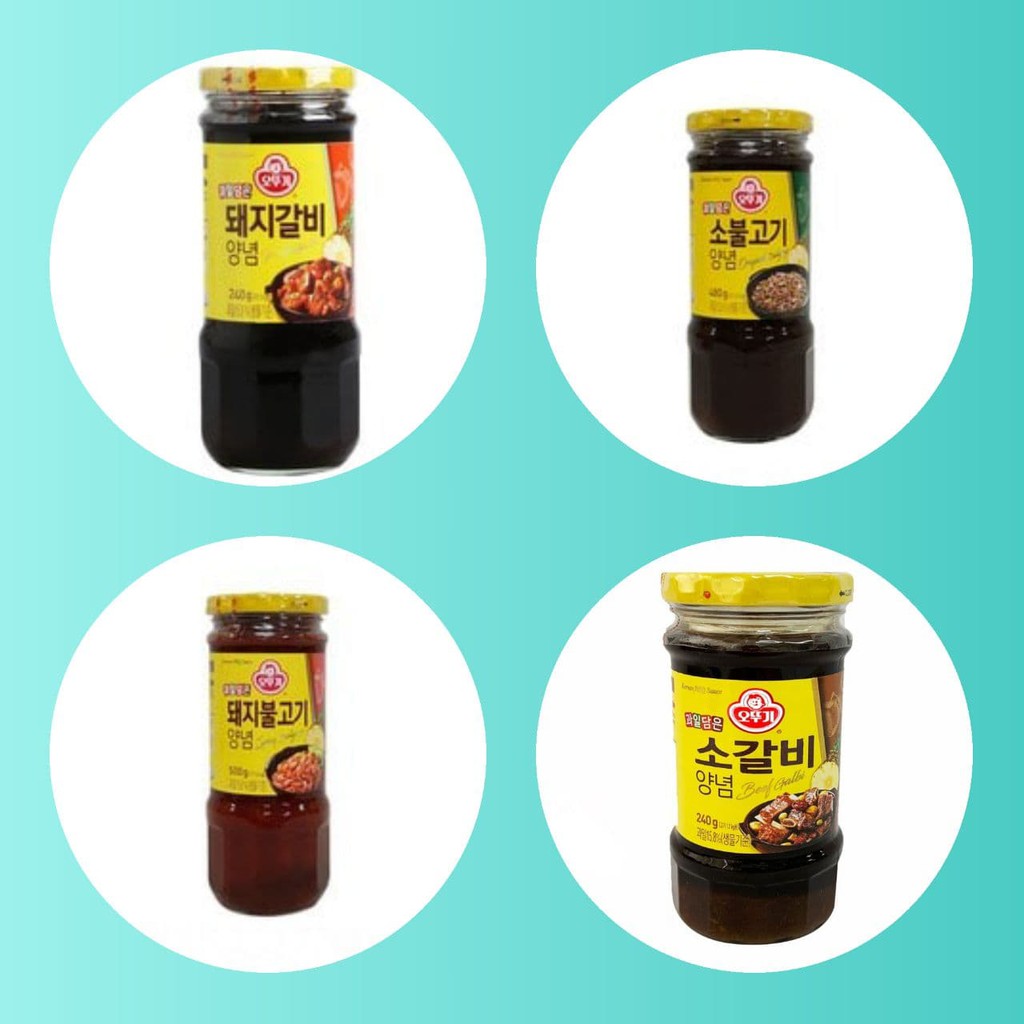 Ottogi Korean BBQ Sauce Beef Galbi 240g * Original Bulgogi240g * Pork