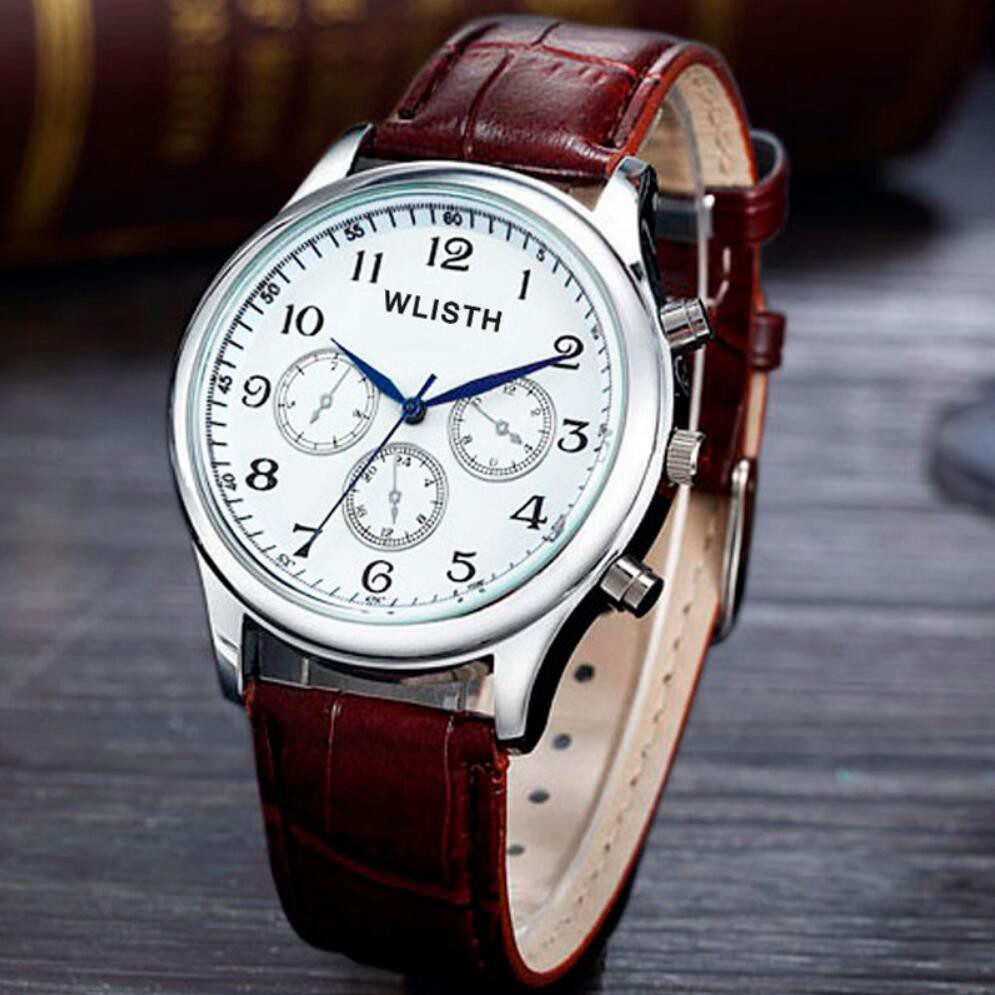 Men's Waterproof Quartz Watch Business Casual Watch Three Eyes