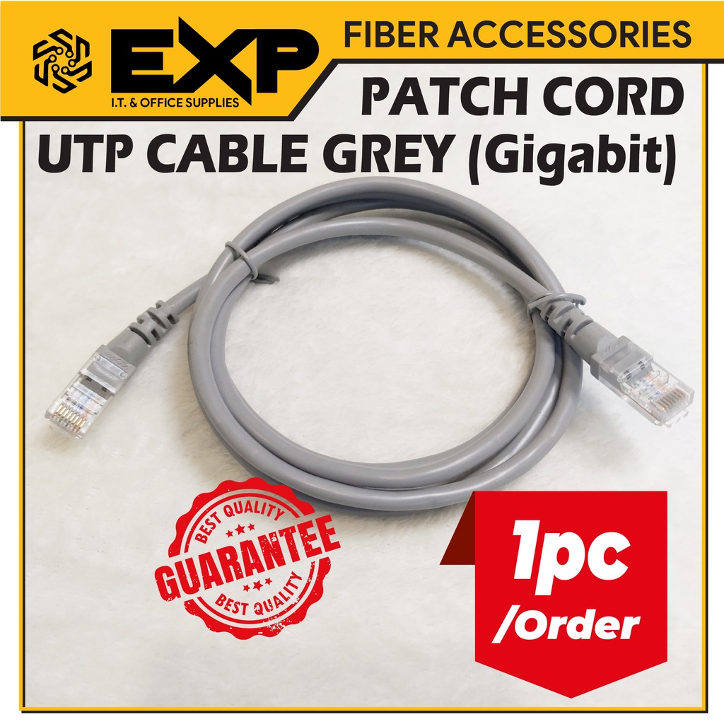 UTP PATCH CORD Gigabit (LAN CABLE) Shopee Philippines