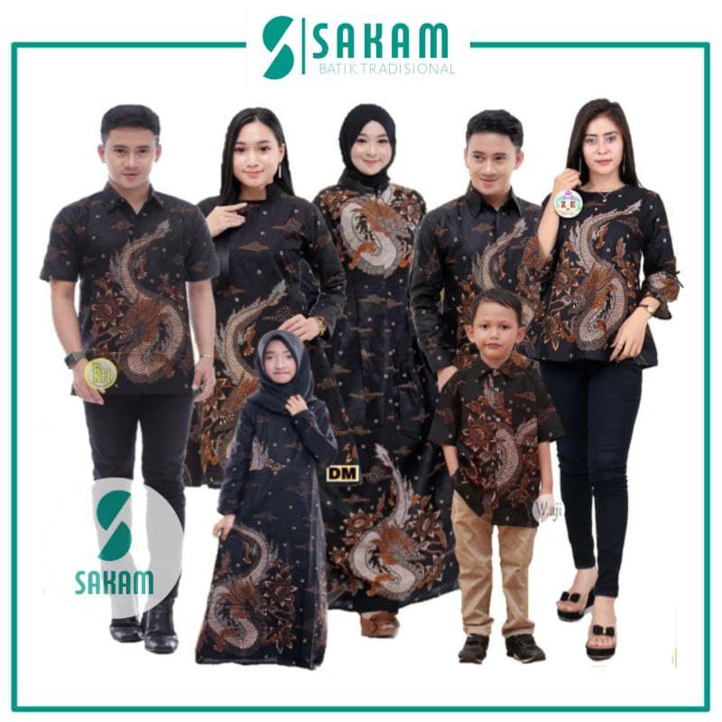 Batik couple Family Uniforms Latest modrn batik Uniform Family Clothes ...