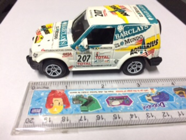 Mitsubishi Pajero 1/43 HPI No.161 Le Point Rally Paris-Dakar