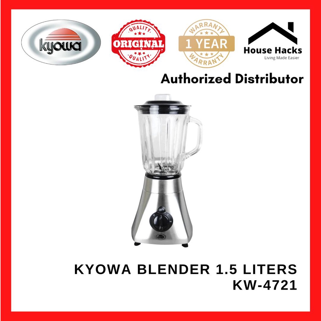 Kyowa Blender 1.5 Liters KW4721 (House Hacks) Shopee Philippines