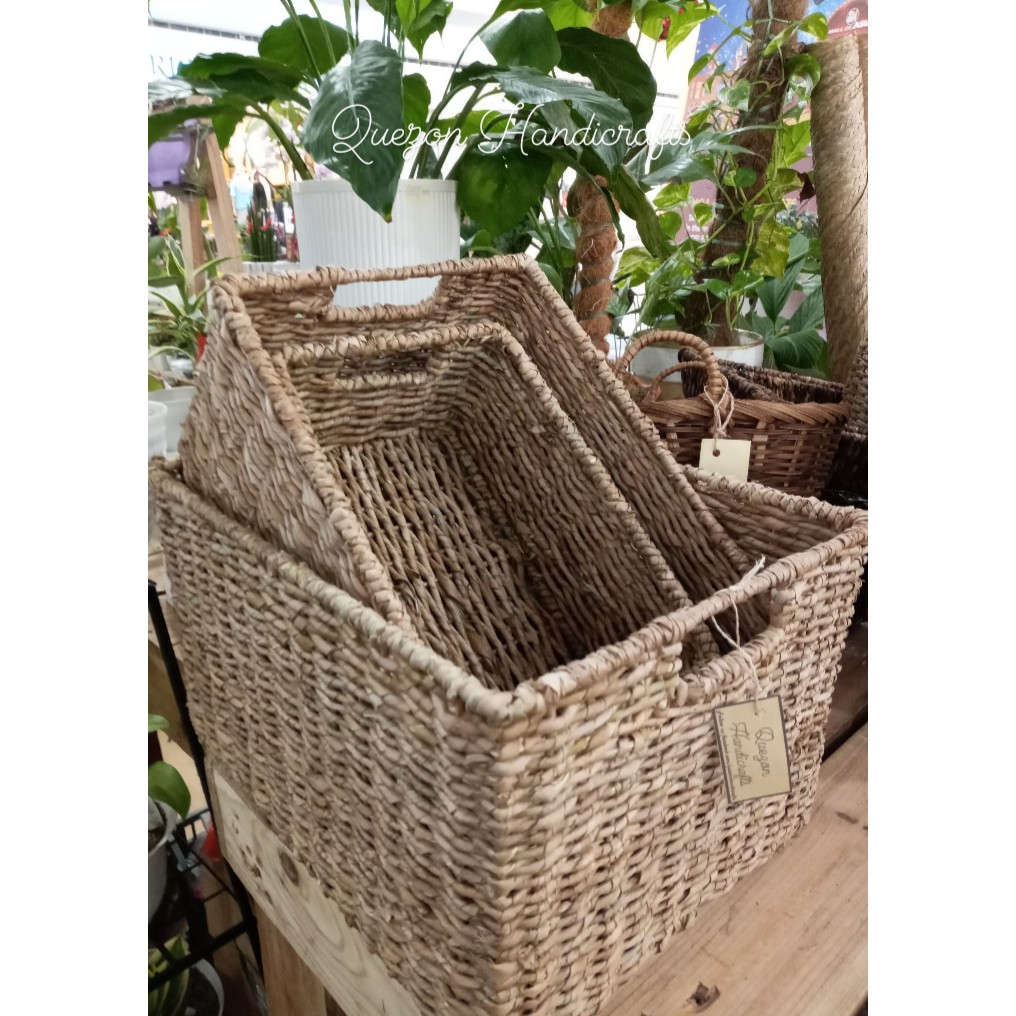 Rectangular Storage Baskets | Shopee Philippines