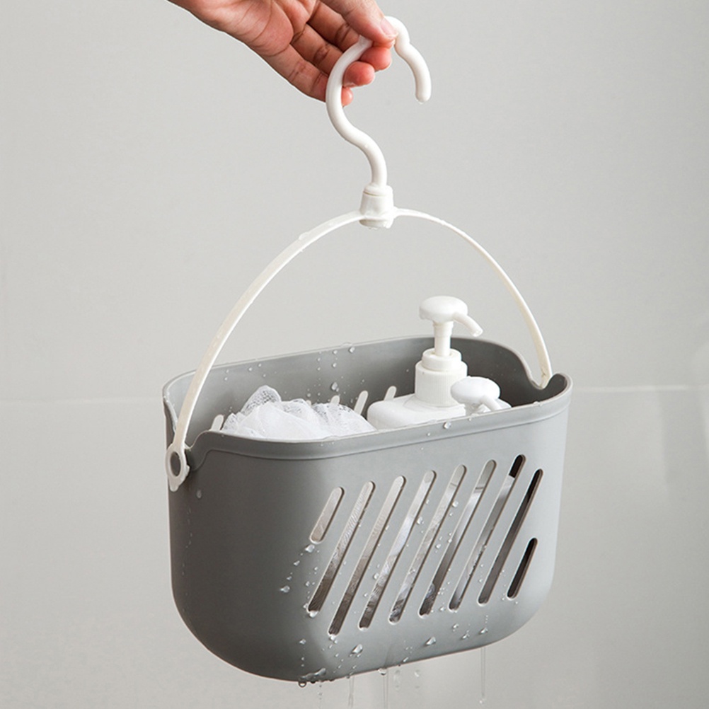[READY STOCK] Hanging Basket Shower Shelf Storage Plastic Baskets for