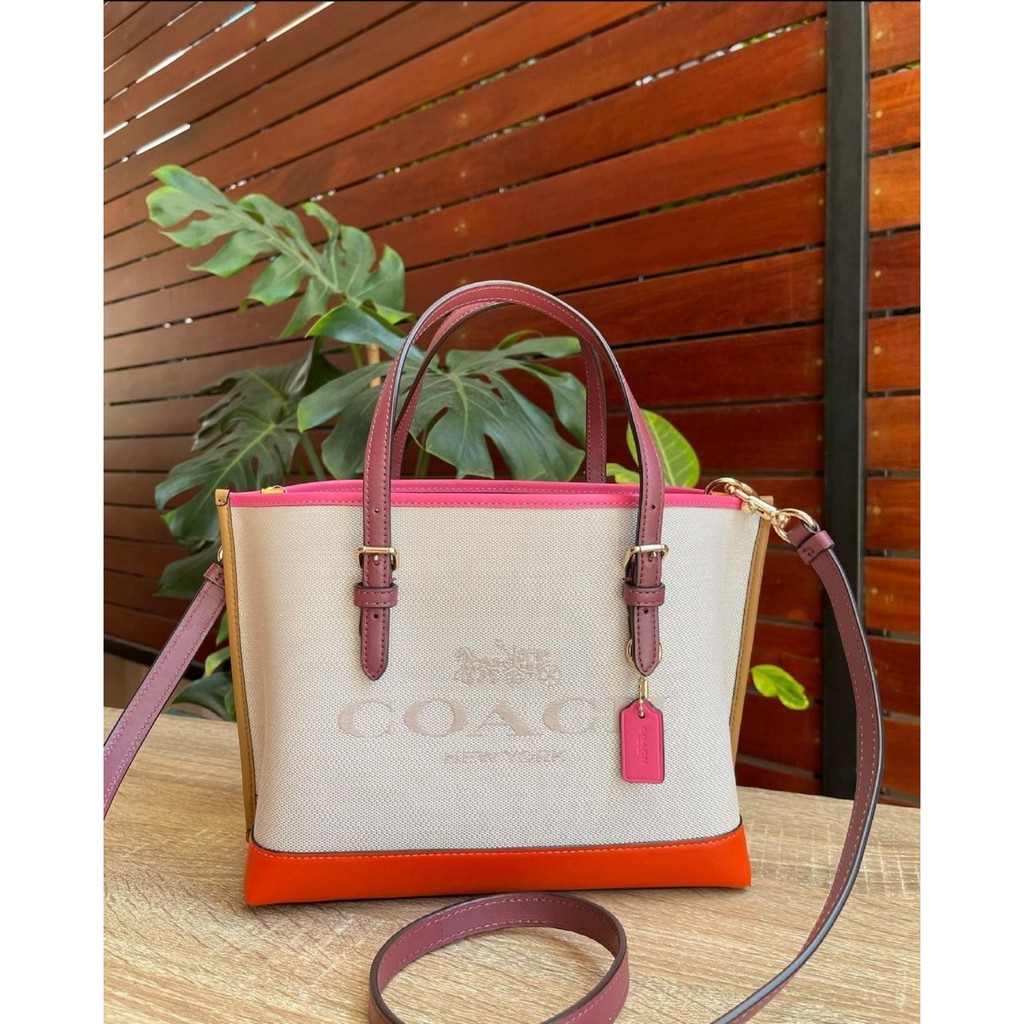 Coach Mollie Tote In high quality Colorblock