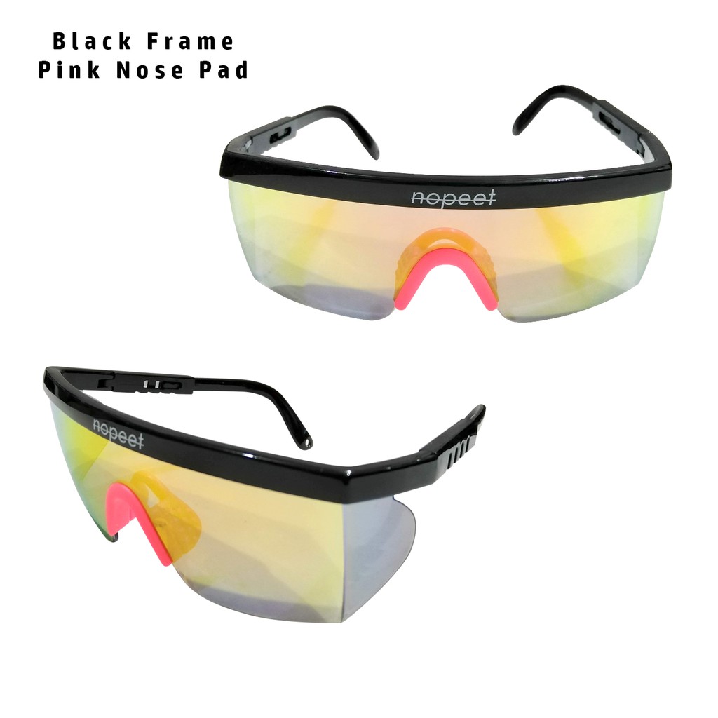 Nopeet Bicycle Shades Black Frames Adjustable Temple Shopee