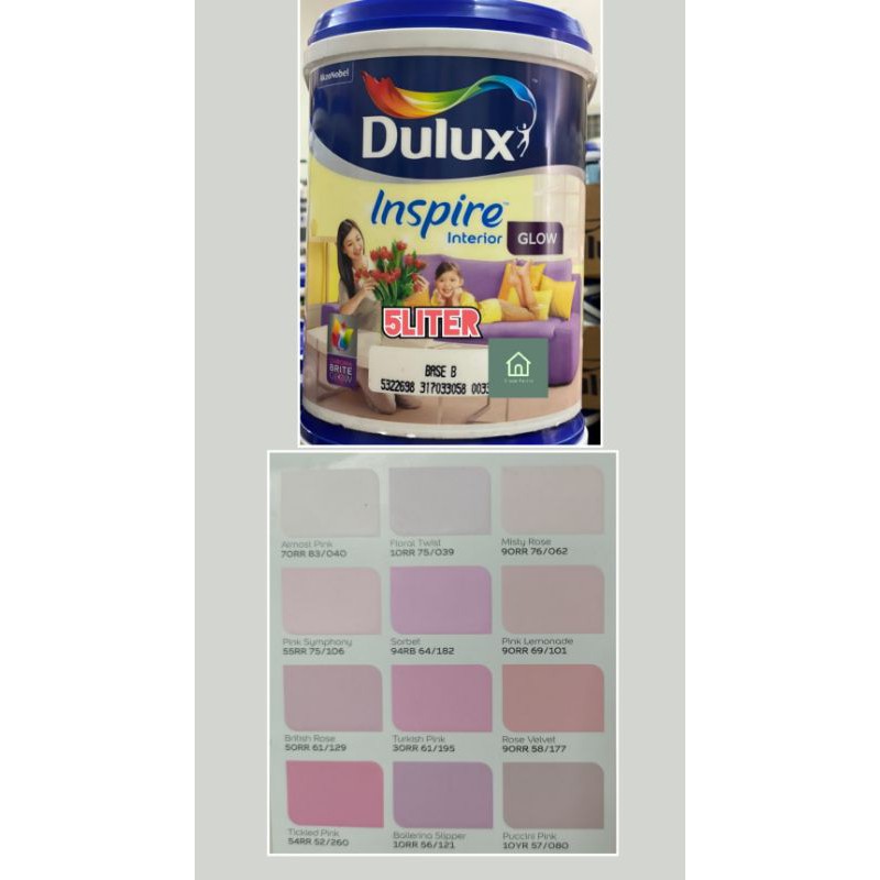 Dulux Inspire Glow 5 Liter (Cat Inner Shinning) Shopee Philippines