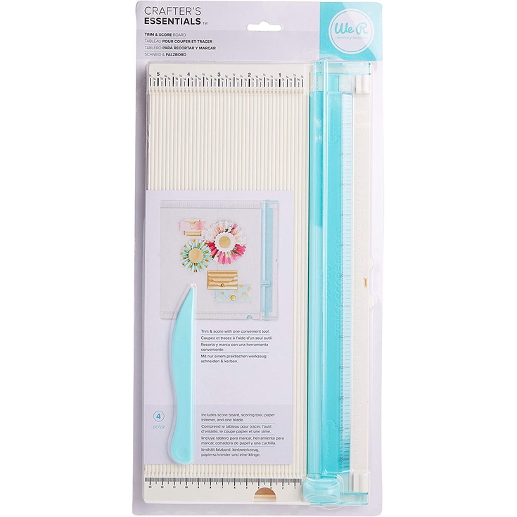 WRMK Trim & Score Board 12x12 Foldable New Version Metric Trimmer