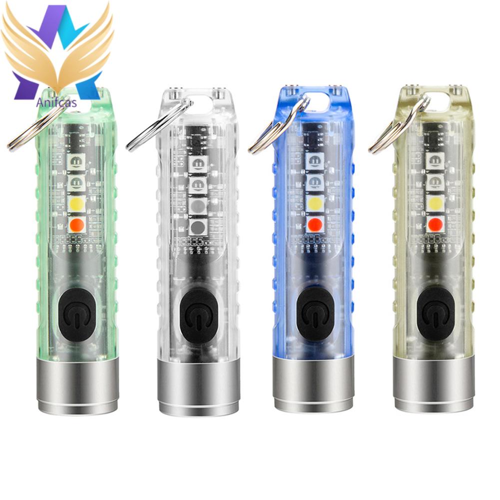Camping SST20 LED Mini Keychain Flashlight Waterproof 400lm UV Purple ...