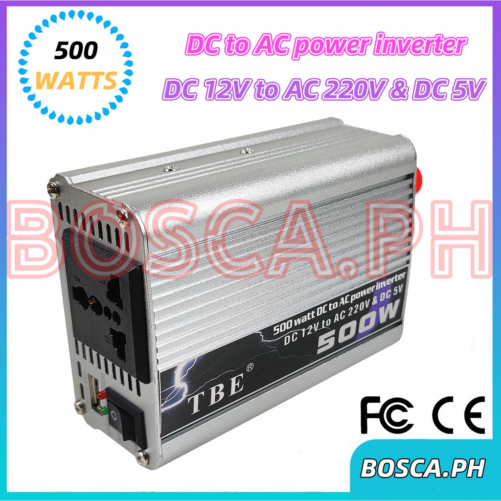 Tbe 500w 1000w 1200w 1500w DC 12v To AC 220v Modified Sine Wave Power ...