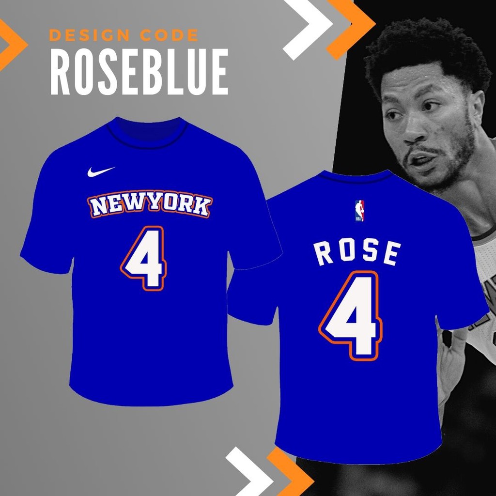 Derrick rose knicks jersey shirt best sale