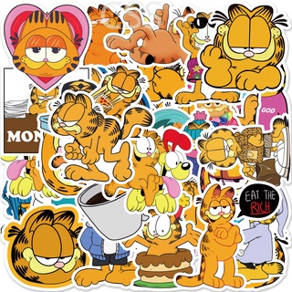 CSS.50Pcs/Set Garfield Cartoon Graffiti Waterproof Sticker Guitar ...