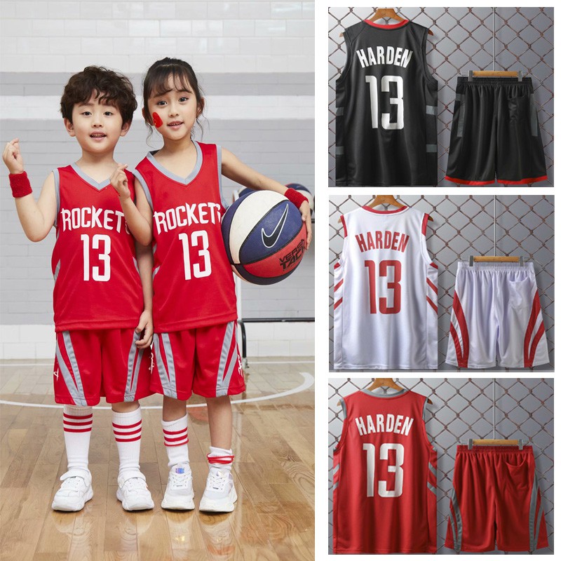 BALL-WHJ Men Basketball Uniform Set NAB Houston Rockets 13# Harden