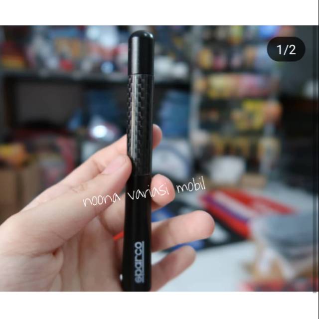 Short carbon pattern car antenna can receiving radio signal function ...