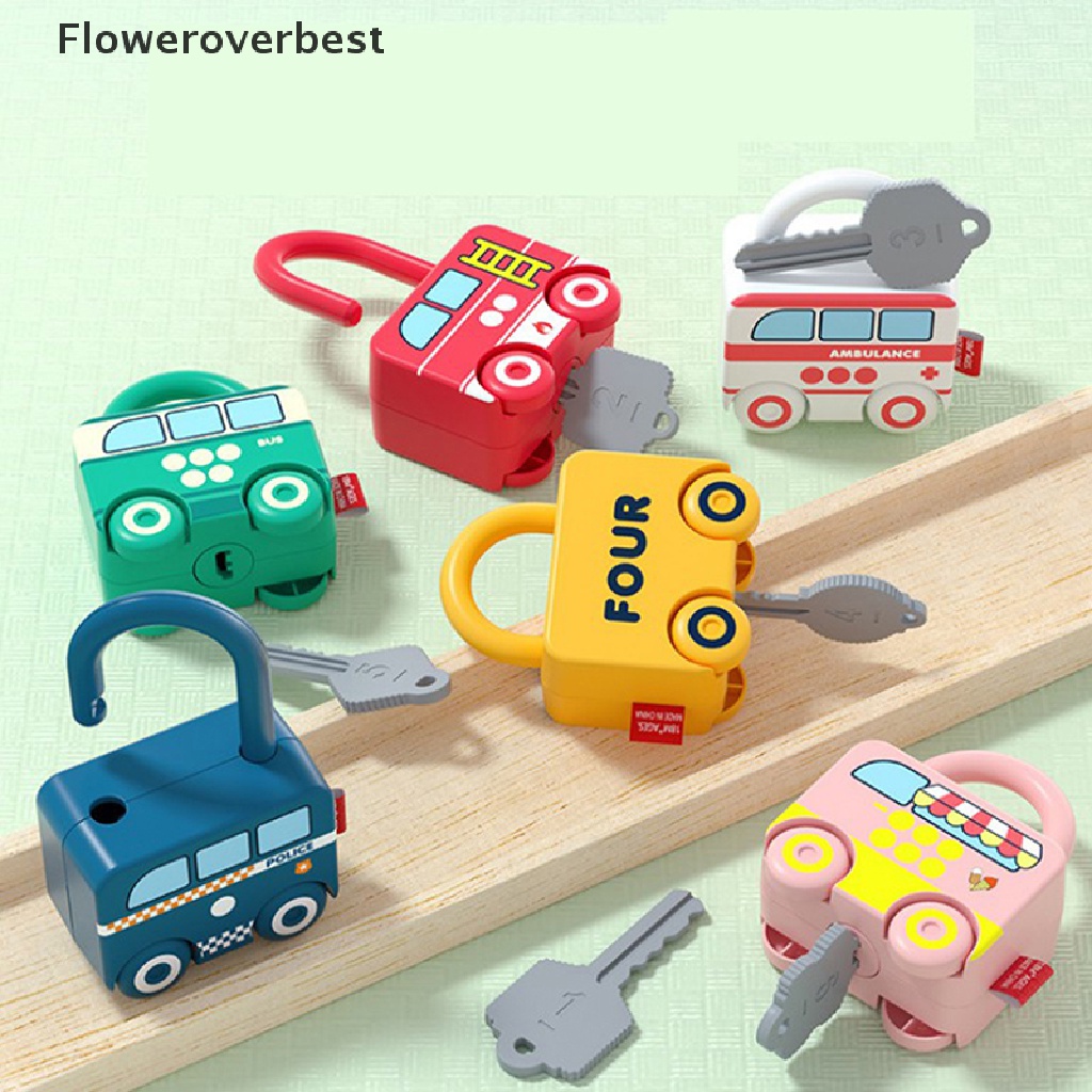FBPH Kids Learning Locks with Keys Educational Numbers Matching ...