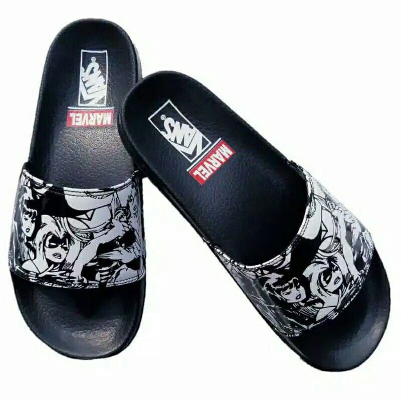 Vans store marvel slides