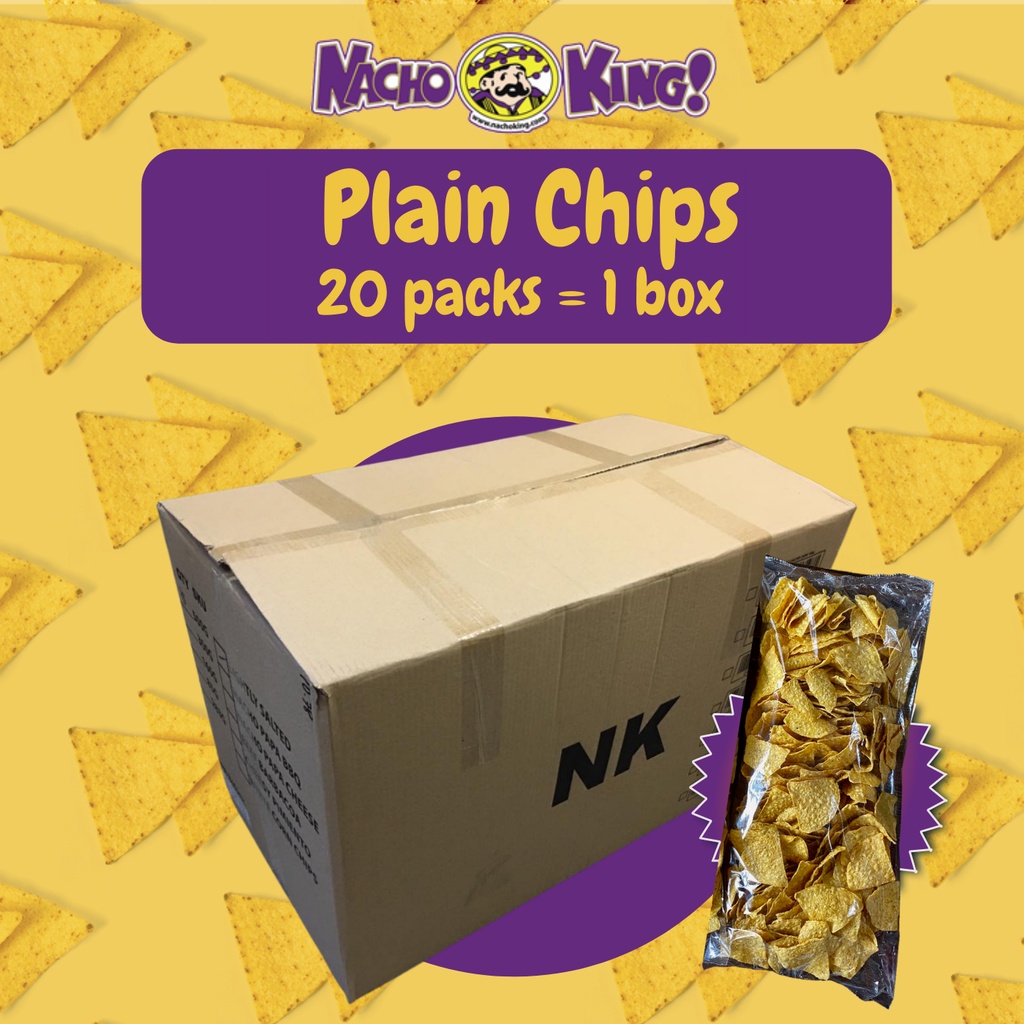 Nacho King! Plain Chips (1 box = 20 packs) Shopee Philippines