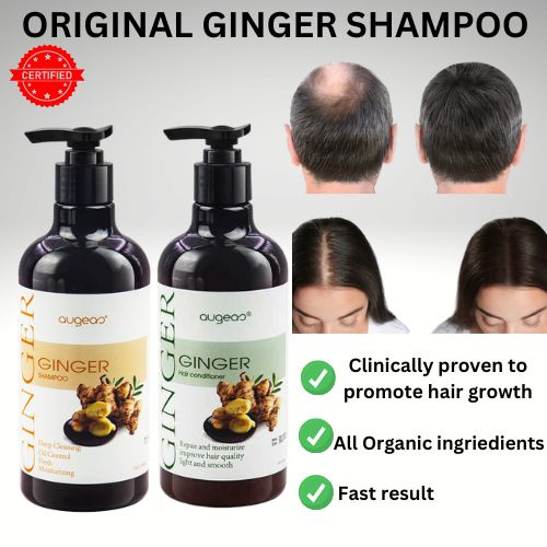 ORIGINAL Augeas Ginger Anti Hair Loss Shampoo/Conditioner Intensive ...