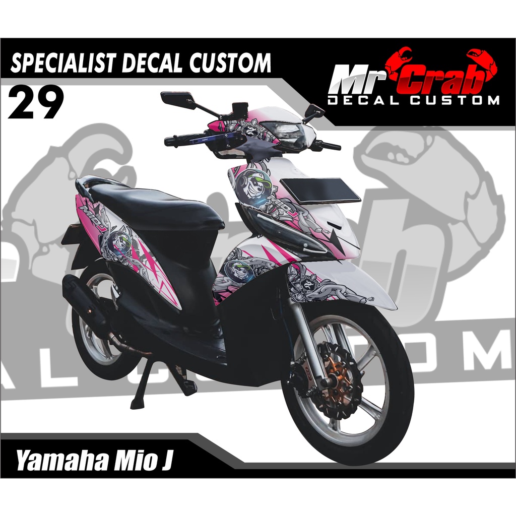 Yamaha MIO J Decal.Sticker Decal Lis Variation MIO J Full Body PANDA 2 ...