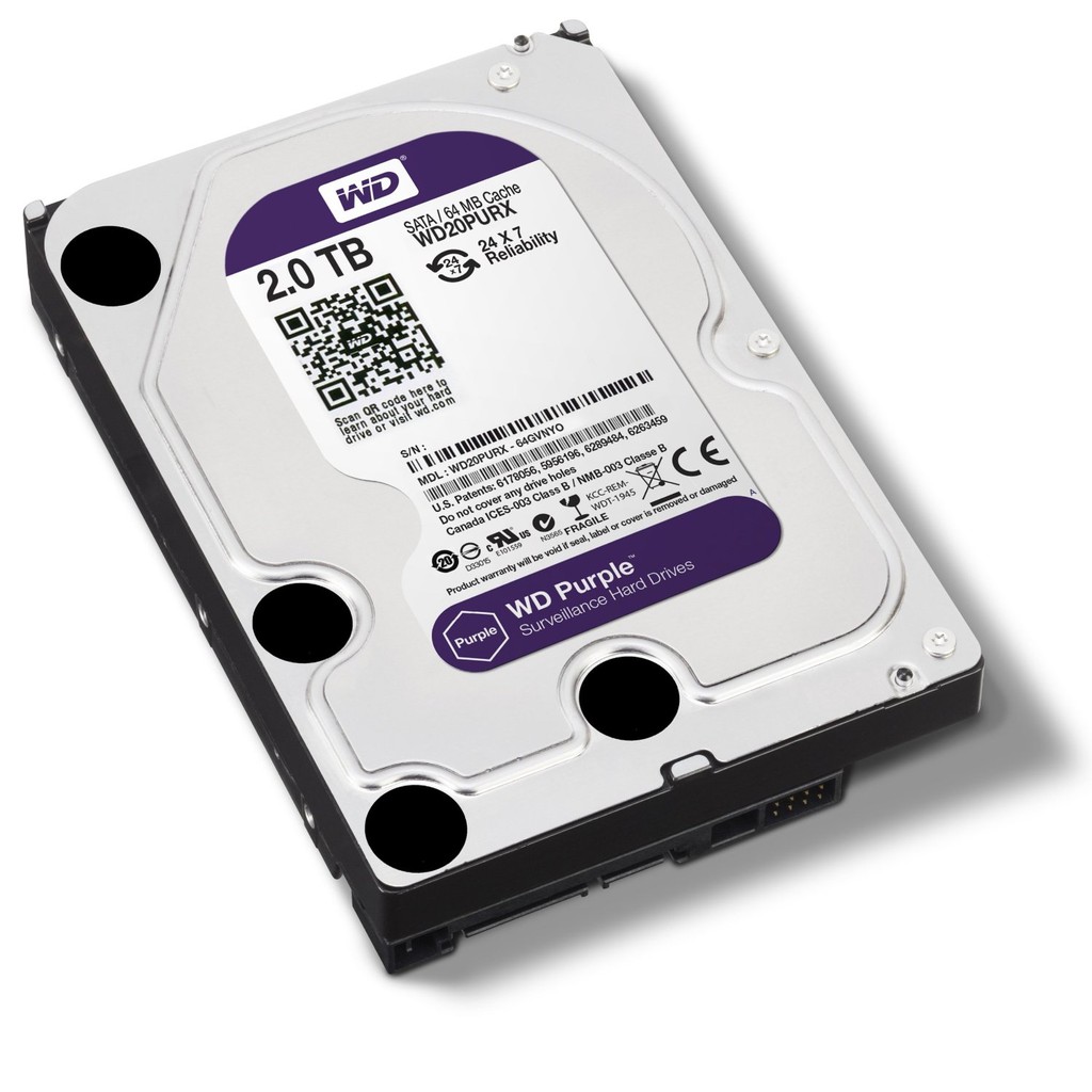 WD Purple WD20PURX 2TB HDD