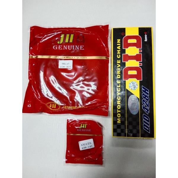 Sprocket Set Tmx155/Rusi125/Tmx125/Rusi150 | Shopee Philippines