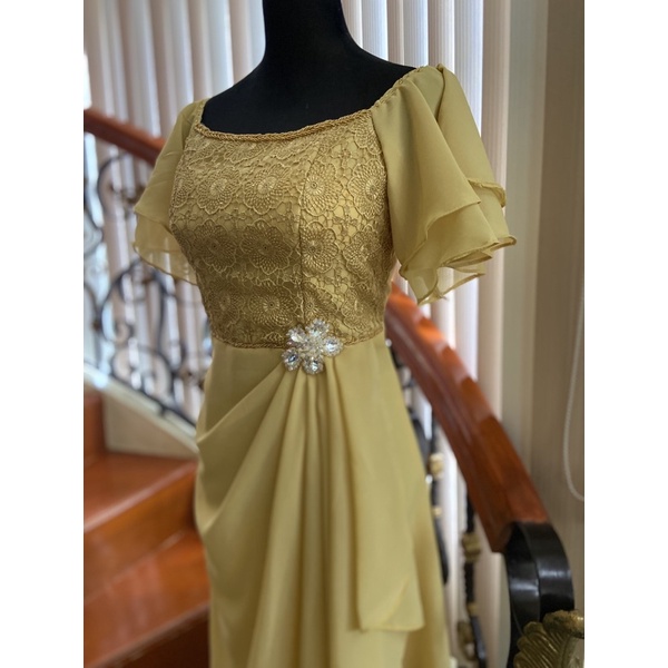 Mother of the Bride Dress Principal Sponsor Gown Secondary Sponsor Gown Ninang Gown Shopee Philippines