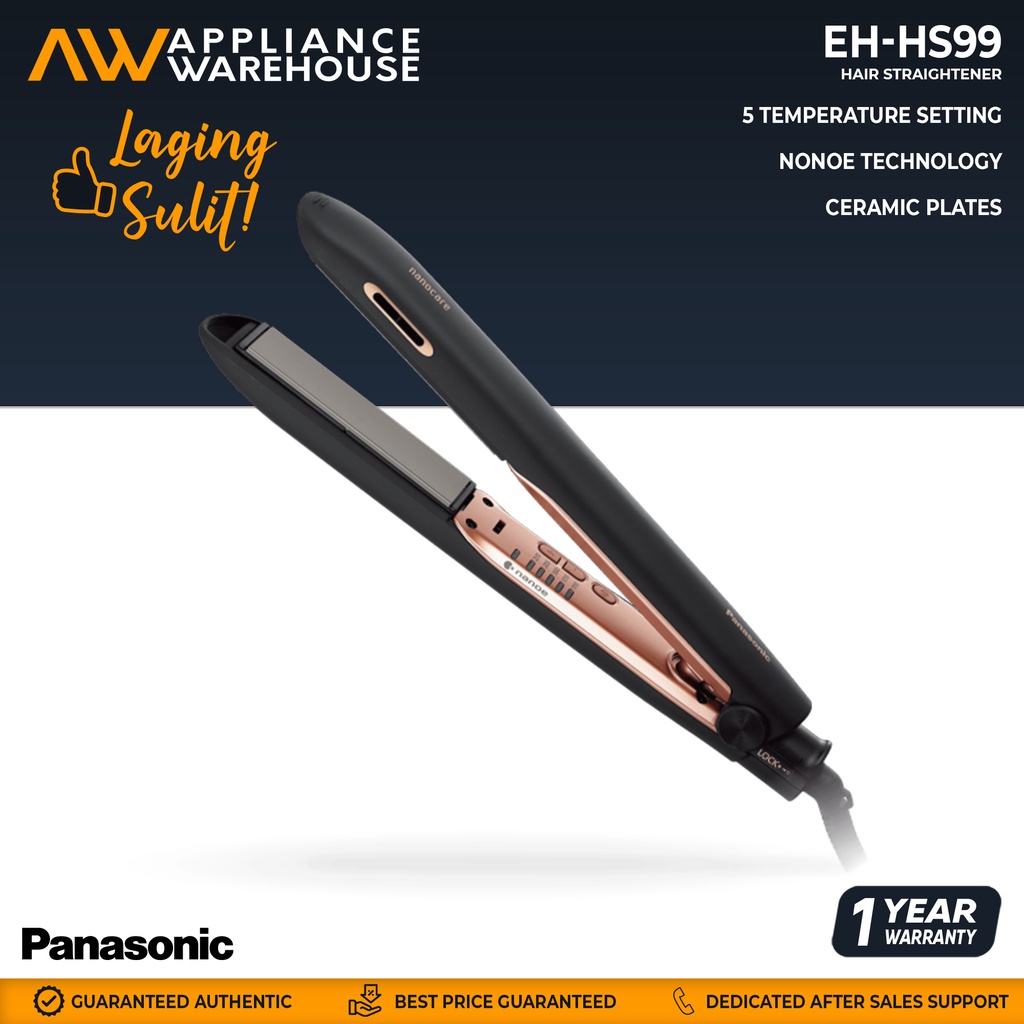 Panasonic Nanoe Hair Straightener EH HS99 ShopBrills Brills