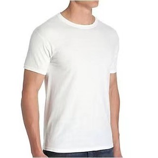 HANES White T-Shirt 3pcs (original) ROUND NECK | Shopee Philippines