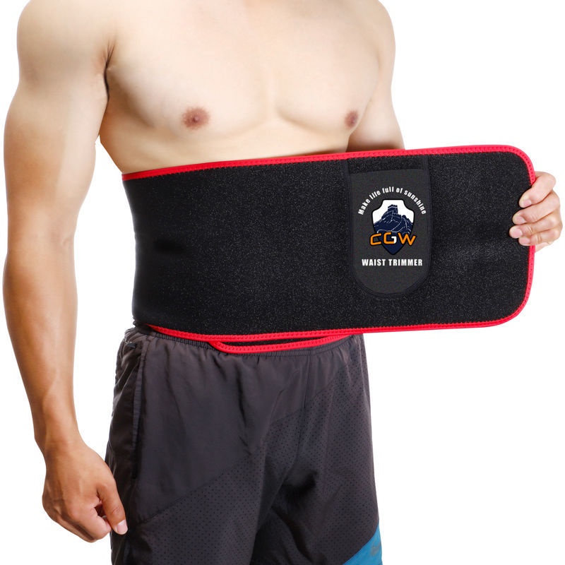 【Sweat Proof】Men Abdominal Belt Body Shape Corset Abdomen Tummy Control  Waist Trainer Slimming Belly Belt Stomach Binder