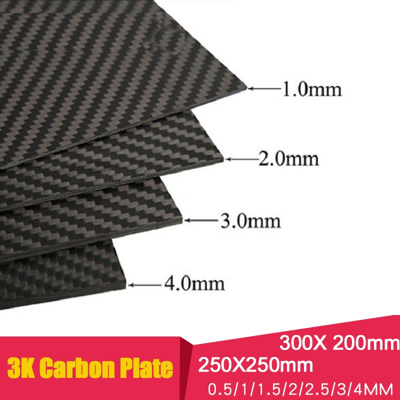 0.3mm Ultrathin 3k Twill Glossy Carbon Fiber Sheet Panel Plate For Mobile Phone Shell For Decorative Carbon Sheet 2 - View #2