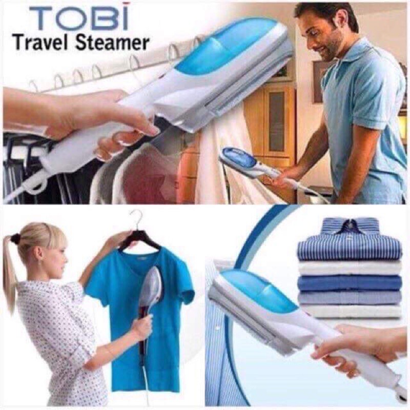 TOBI Portable Handheld Travel Steamer Iron Portable Cloth Steamer Home