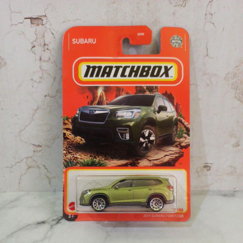 Matchbox 2019 Subaru Forester Die-Cast Car - Green 1:64 Scale Model - View #4