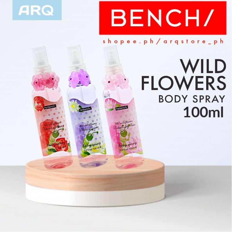 HERBENCH WILDFLOWERS 100ML, BODY SPRAY