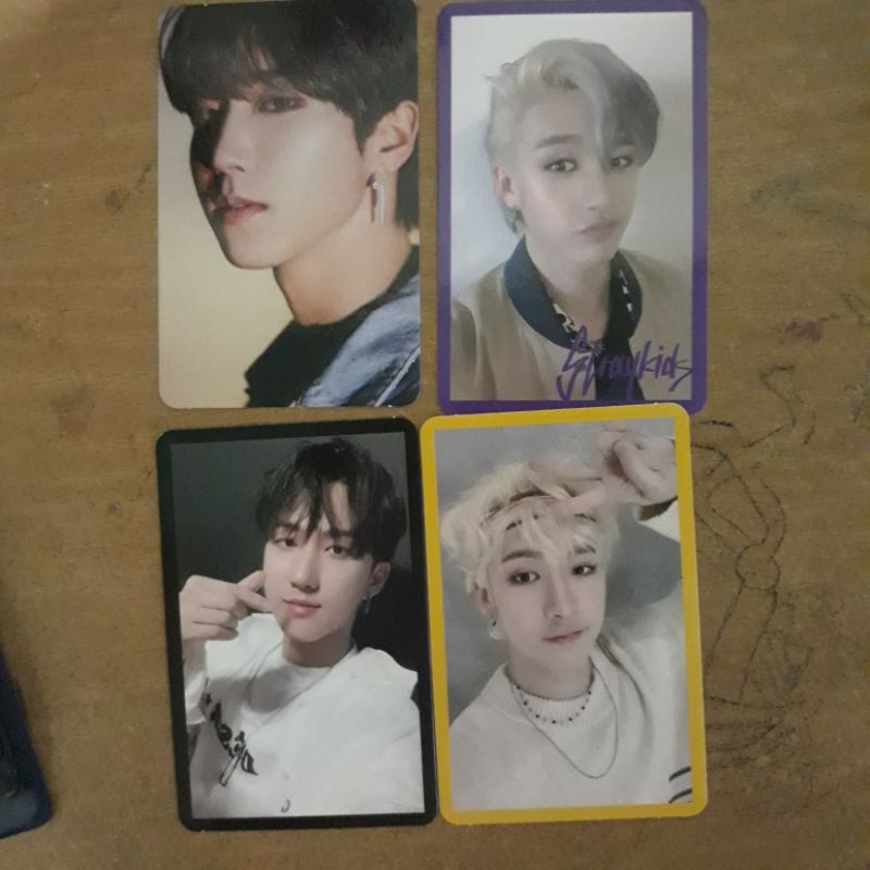 Stray Kids Photocard Bang Chan - Changbin - Han Yellow Wood | Shopee ...